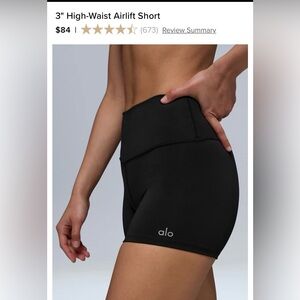 ALO Yoga Women's Black Bike Shorts
